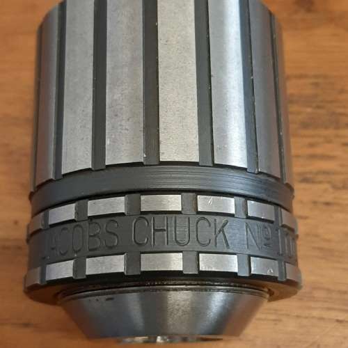 Jacobs Chuck No.100 - Cap 1/4 - 3/4 Center Rest Brass Jaws - USA