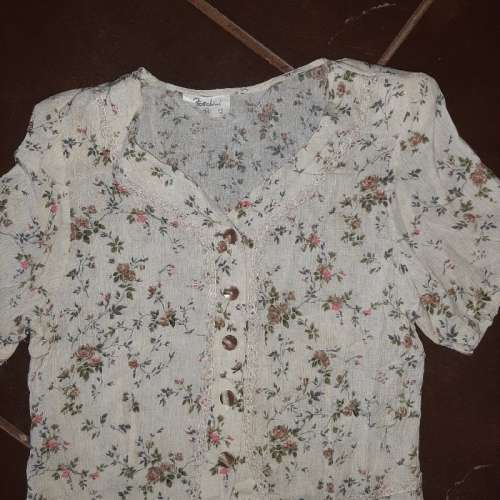 Vintage 2 Piece Floral Skirt and Jacket - Size 12/14