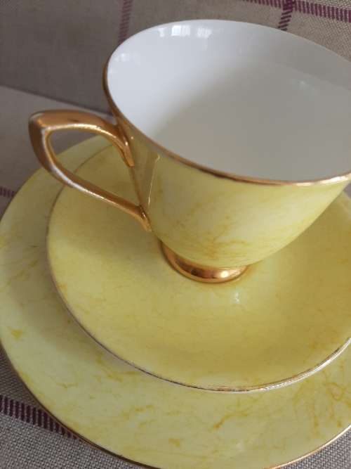 Royal Albert Gossamer Yellow Trio - Smaller cup