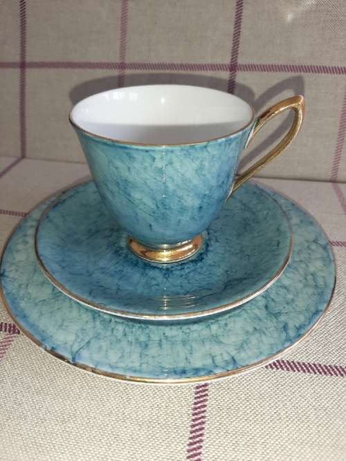 Royal Albert Gossamer Blue Trio - Smaller cup