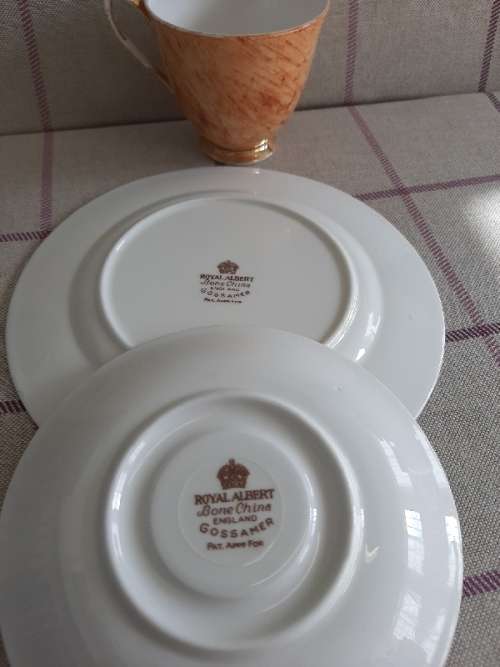 Royal Albert Gossamer Orange Trio - Smaller cup