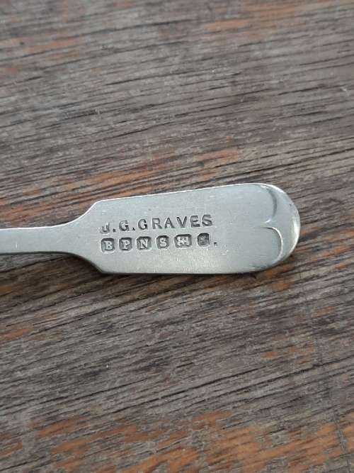 J.G. Graves EPNS Salt Spoon