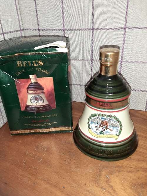Wade Bell's Whisky Decanter - Empty - Christmas 1992