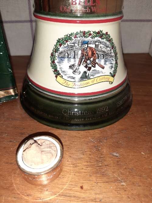 Wade Bell's Whisky Decanter - Empty - Christmas 1992