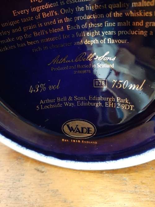 Wade Bell's Whisky Decanter - Empty - in Original Box - Limited Edition - Christmas 2004