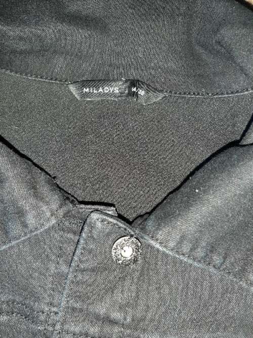Miladys Black Denim Jacket - Size 14