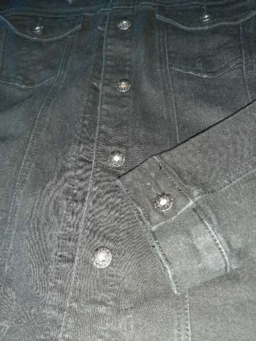 Miladys Black Denim Jacket - Size 14