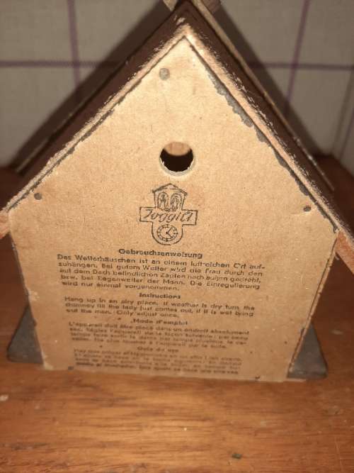 Joggili Weather House - Germany - For Parts or restoration