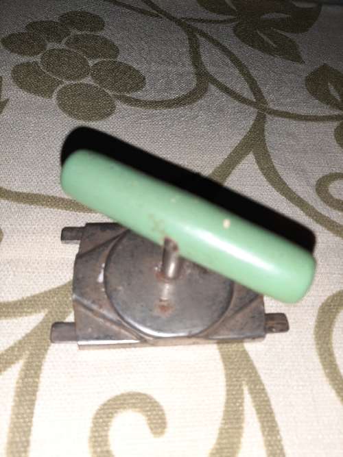 Vintage Blue Streak Top Wrench Cap remover with wooden handle
