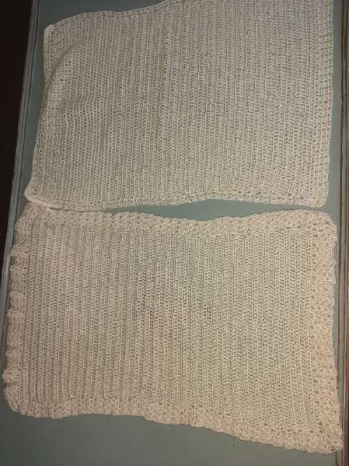 2 x Crochet Doilies