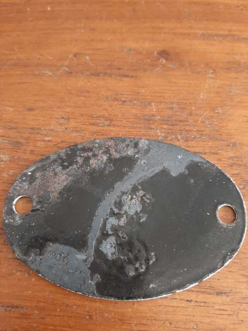 Vintage Enamel Number 119