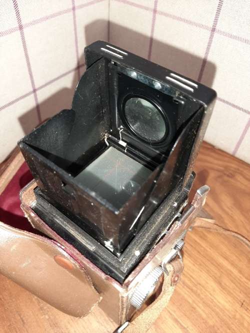 Vintage Yashica-A Camera in Leather Case