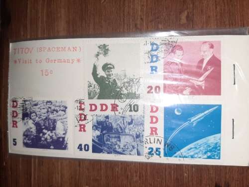 Titov Visit to Germany stamps