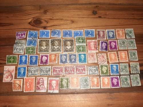 42 x Nederland Stamps