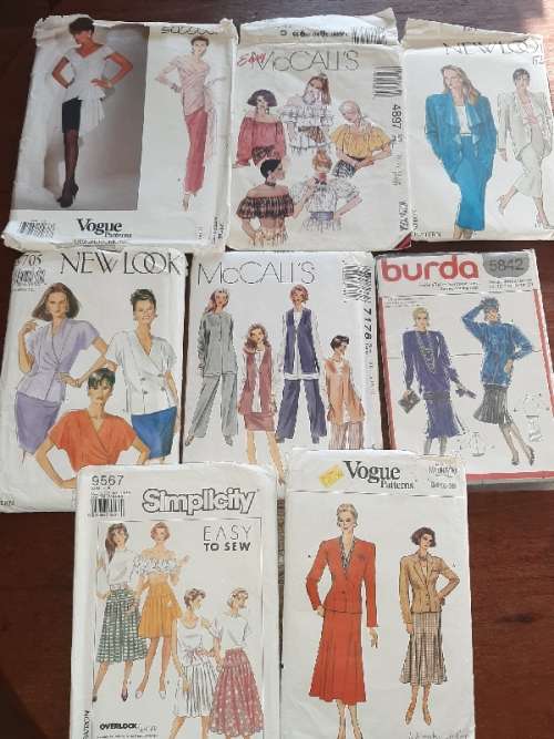 8 x Ladies Clothing Patterns