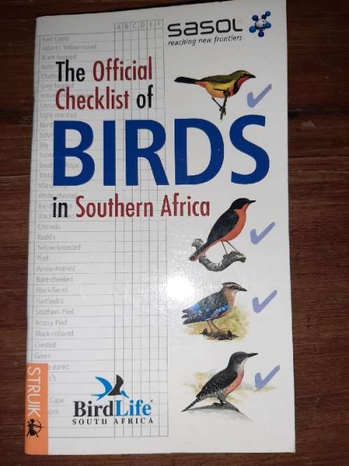 Sasol - The Official Checklist of Birds in Southern Africa