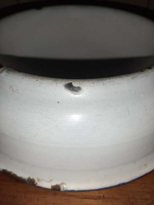 Vintage Enamel Spitting Bowl