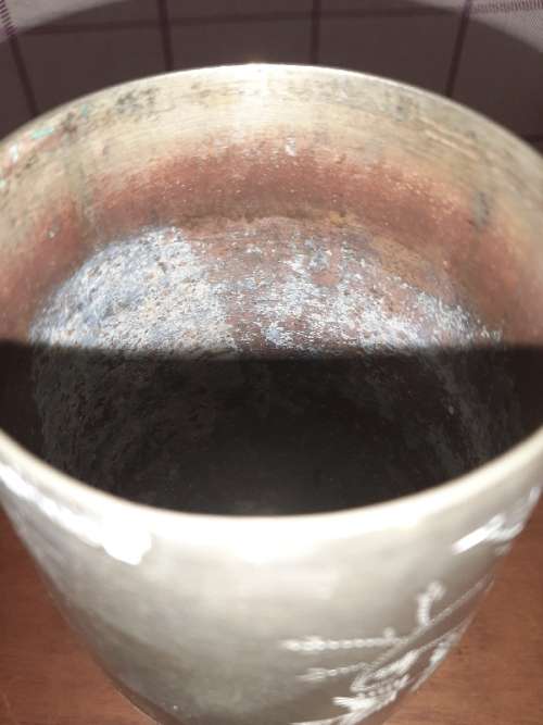 Large Vintage Hallmarked Silver Plated Goblet
