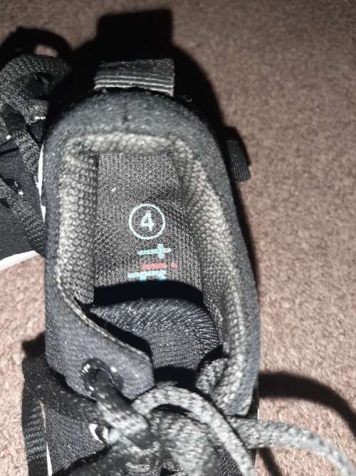 Black Baby Takkies - Size 4