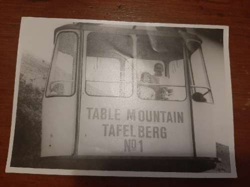 Vintage Black & White Photo - Table Mountain