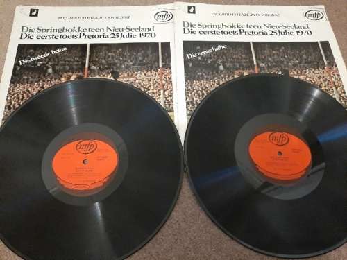 Die Springbokke teen Nieu-Seeland - Die eerste toets Pretoria 25 Julie 1970 - 2 x LP's