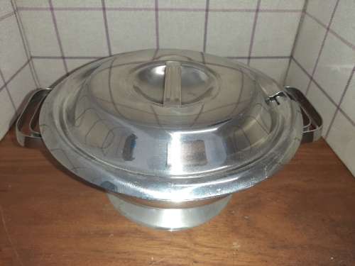 Stainless Steel Soup Dish with lid