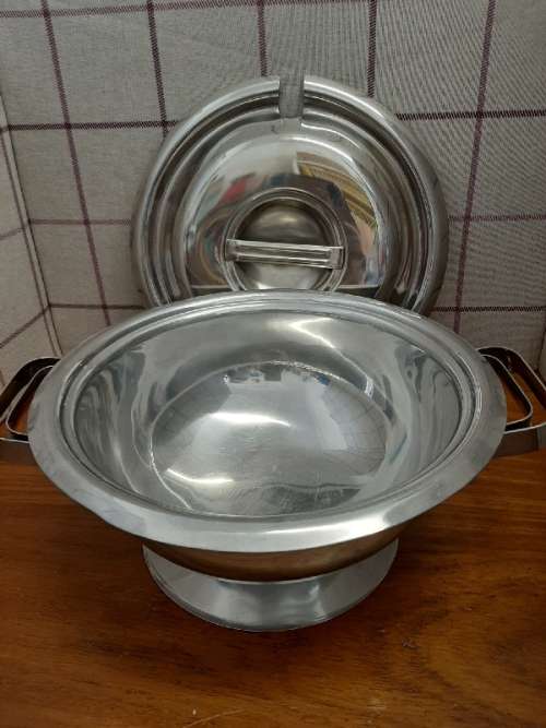 Stainless Steel Soup Dish with lid