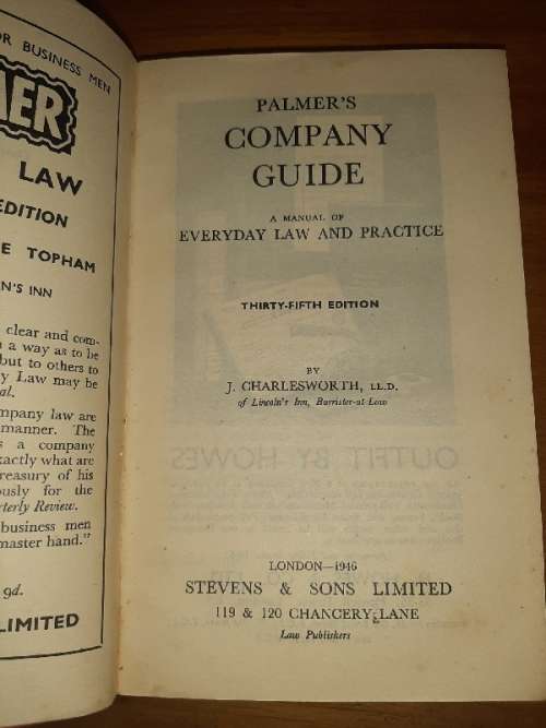 Palmer's Company Guide - 35th Edition - Stevens