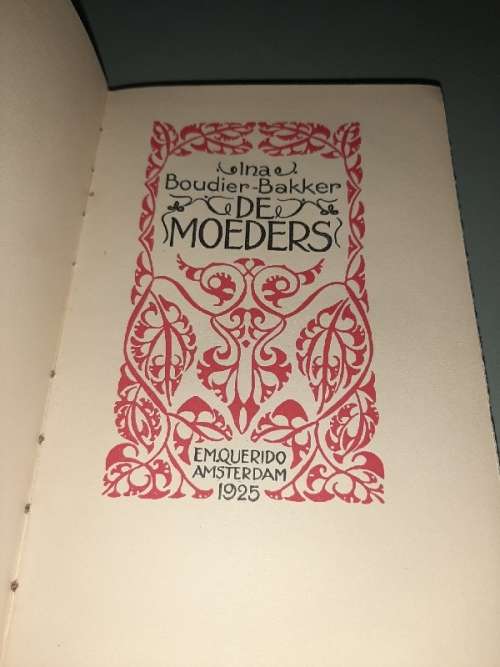 Ina Boudier-Bakker - De Moeders - 1925
