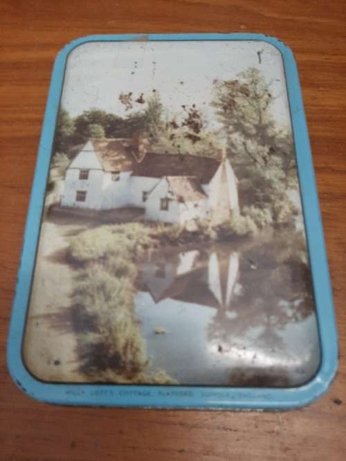Vintage Pascall Tin - 16.5cm x 12cm x 4cm
