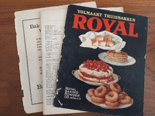 Vintage Recipe Booklet - Volmaakt Thuisbakken Royal - Vintage Resepteboekie - Royal