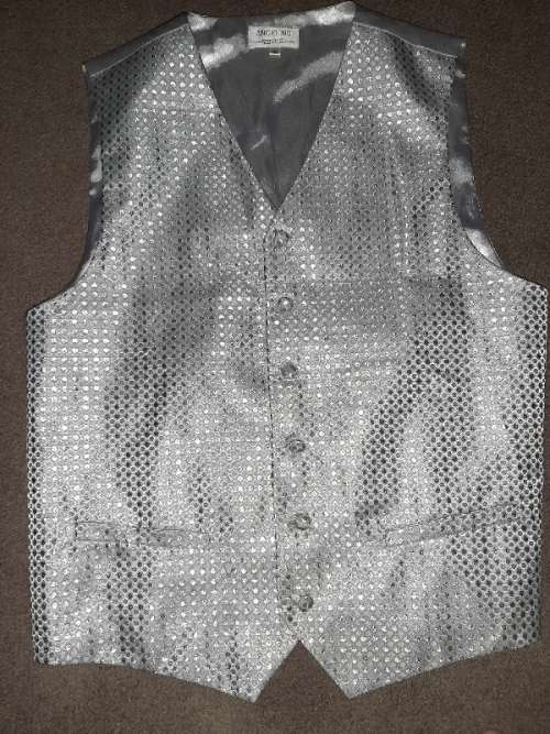 Angelino Silver Waistcoat Set - Size XXL