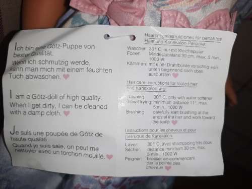 Original Gotz Doll - Made in Germany