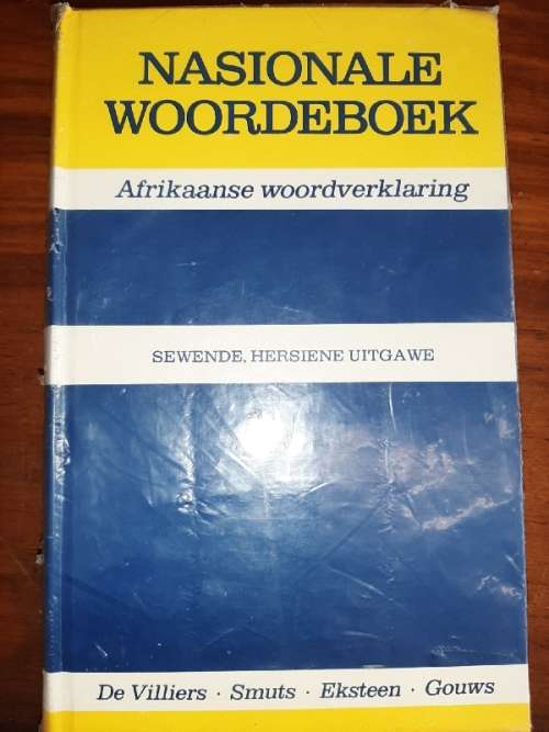 Nasionale Woordeboek - Afrikaanse woordverklaring