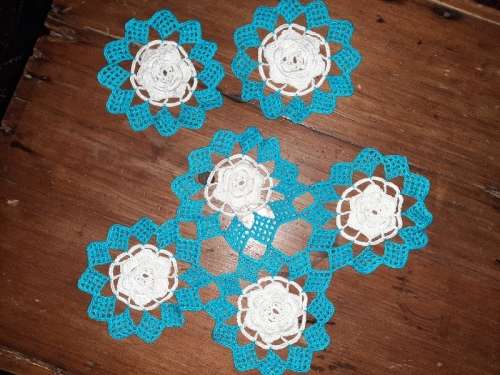 Set of 3 Beautiful Crochet Doilies