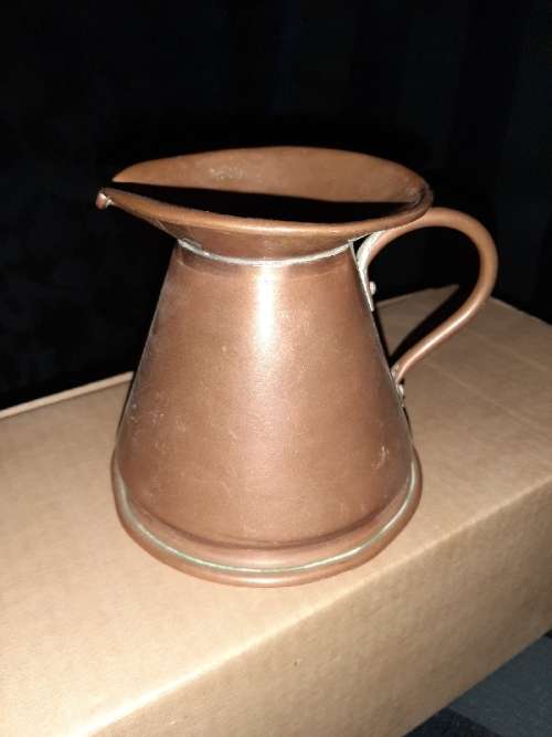 Vintage Copper Jug - Height - 11cm