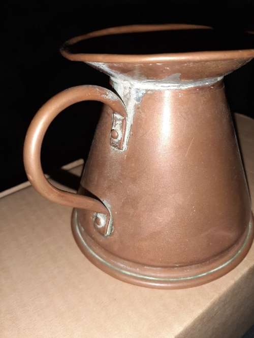 Vintage Copper Jug - Height - 11cm