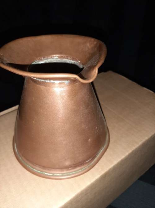 Vintage Copper Jug - Height - 11cm