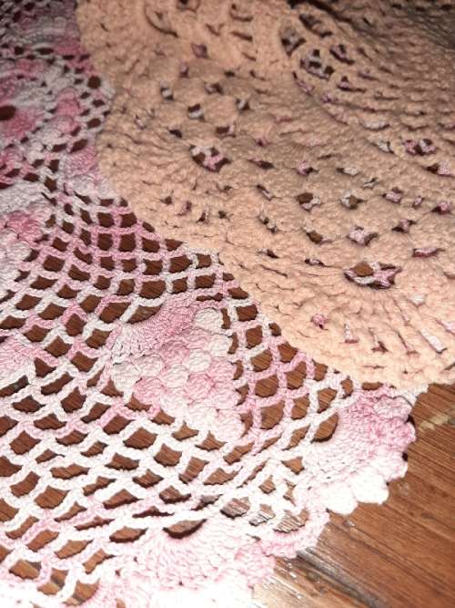 2 x Crochet Doilies