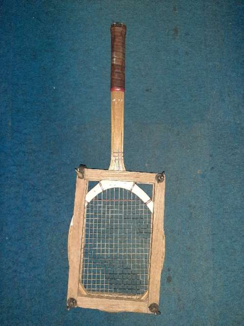 Vintage Dunlop Wooden Tennis Racket