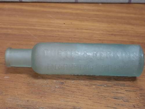 Vintage Mrs. Winslow's Soothing Syrup Glass Bottle