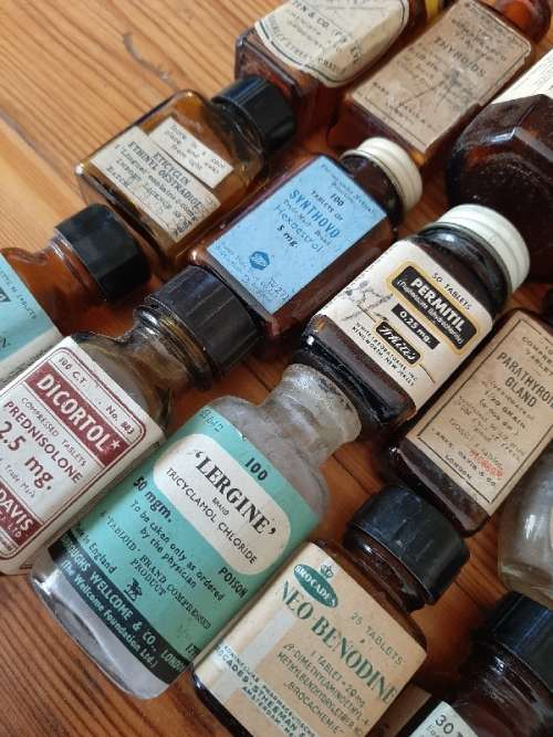 24 x Vintage Medicine bottles - Great Find!!!