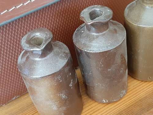 3 x Vintage Lovatt Ink Bottles