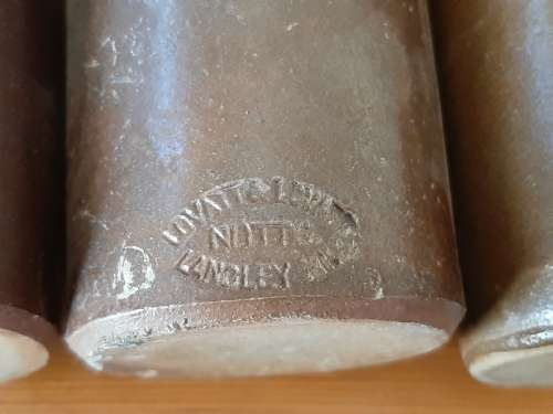 3 x Vintage Lovatt Ink Bottles