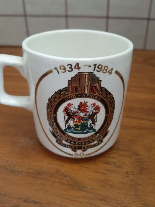 S.A.S. Polisie Mug 1934 - 1984 - S.A.R. Police - 50 Years
