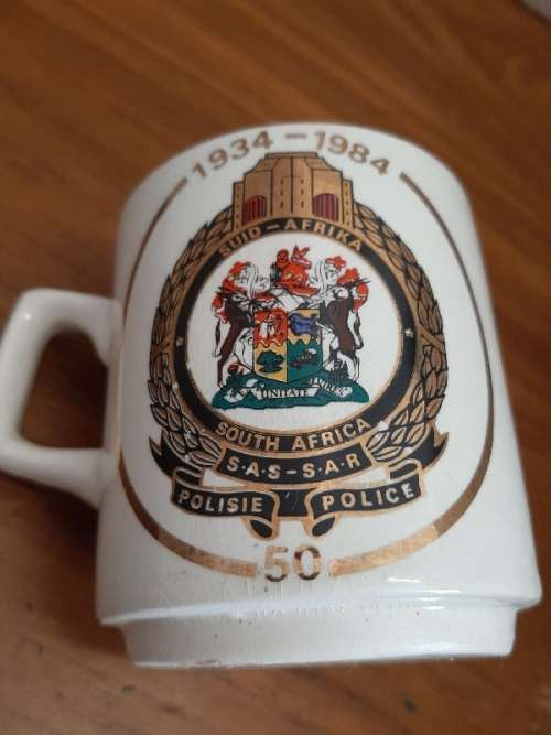 S.A.S. Polisie Mug 1934 - 1984 - S.A.R. Police - 50 Years