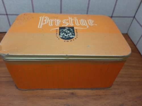 Vintage Prestige Confections Tin - 21cm x 14cm x 10cm