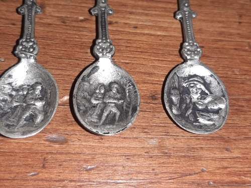 3 x Small Spoons - Lots of detail