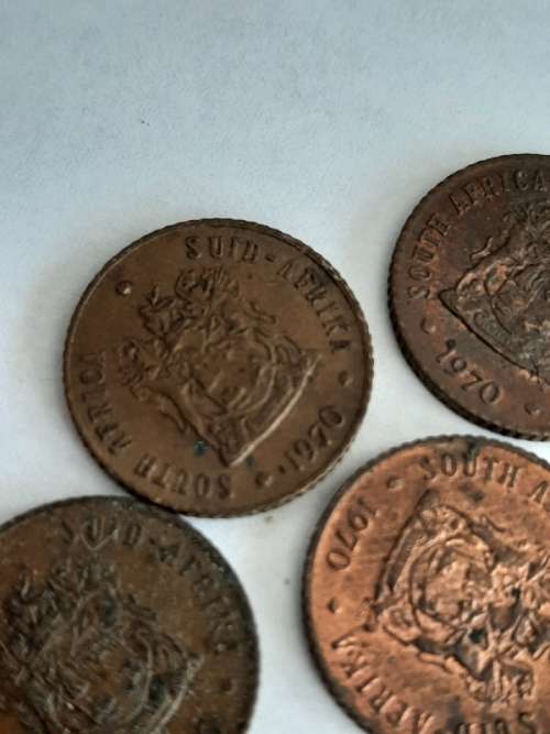 10 x 1970 1/2 cent