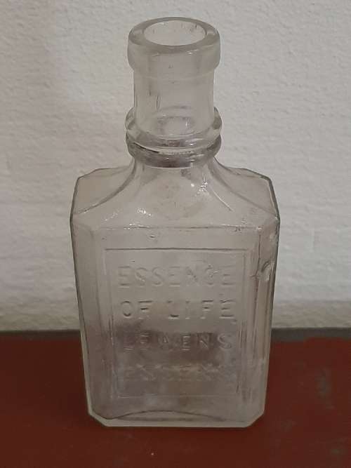 Vintage Essence of Life / Lewens Essens Glass Bottle